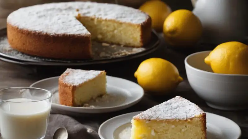 Ricotta Almond Lemon Cake