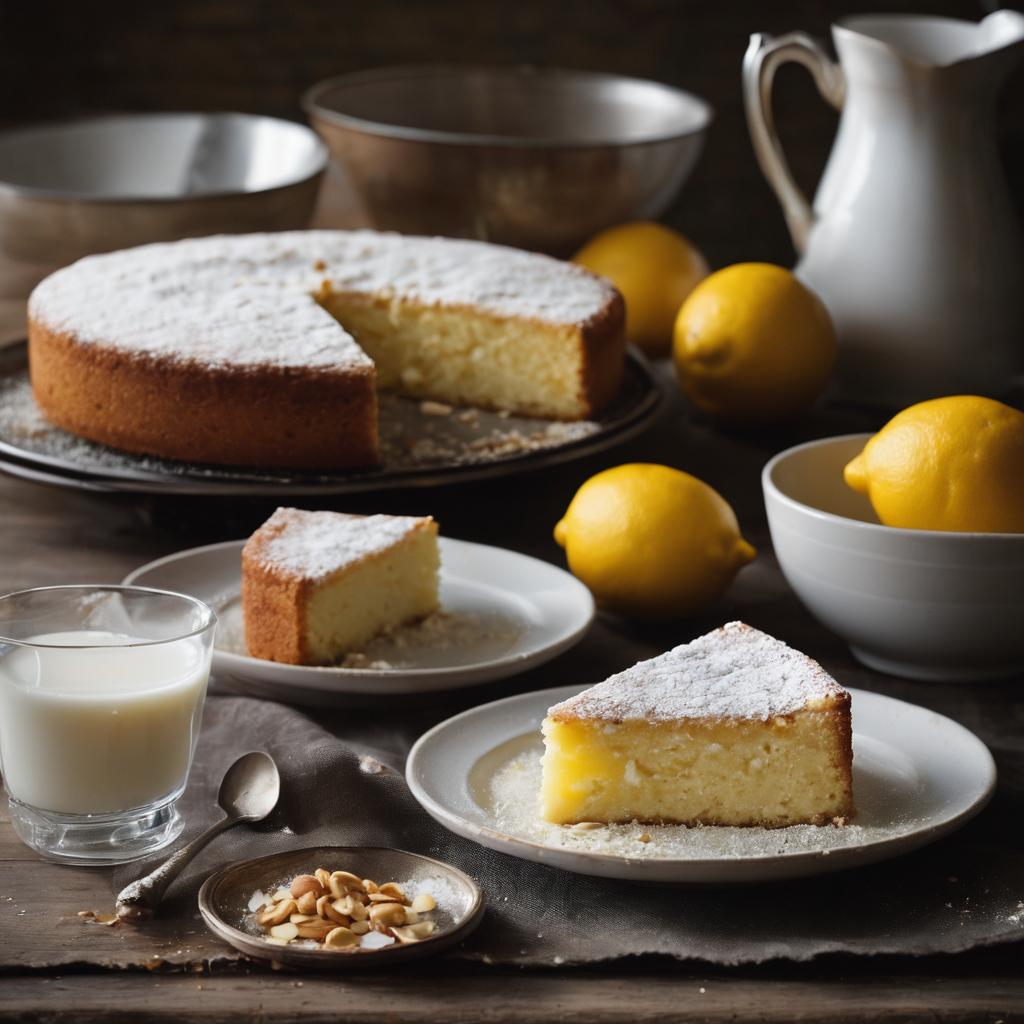 Ricotta Almond Lemon Cake