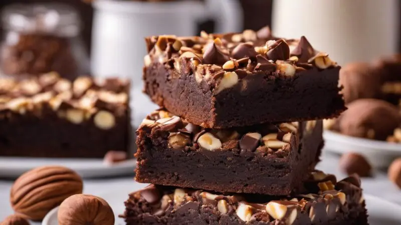 Hazelnut Chocolate Brownies