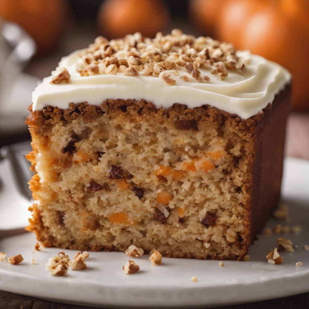 Classic Carrot Cake Loaf with Cream Cheese Frosting