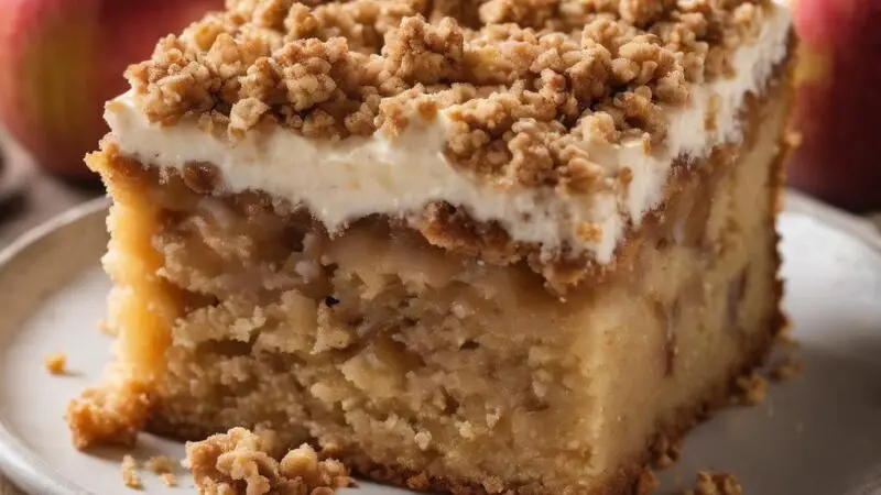 Spiced Apple Crumb Cake