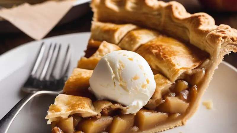 Homemade Apple Pie with Whiskey-Infused Crust