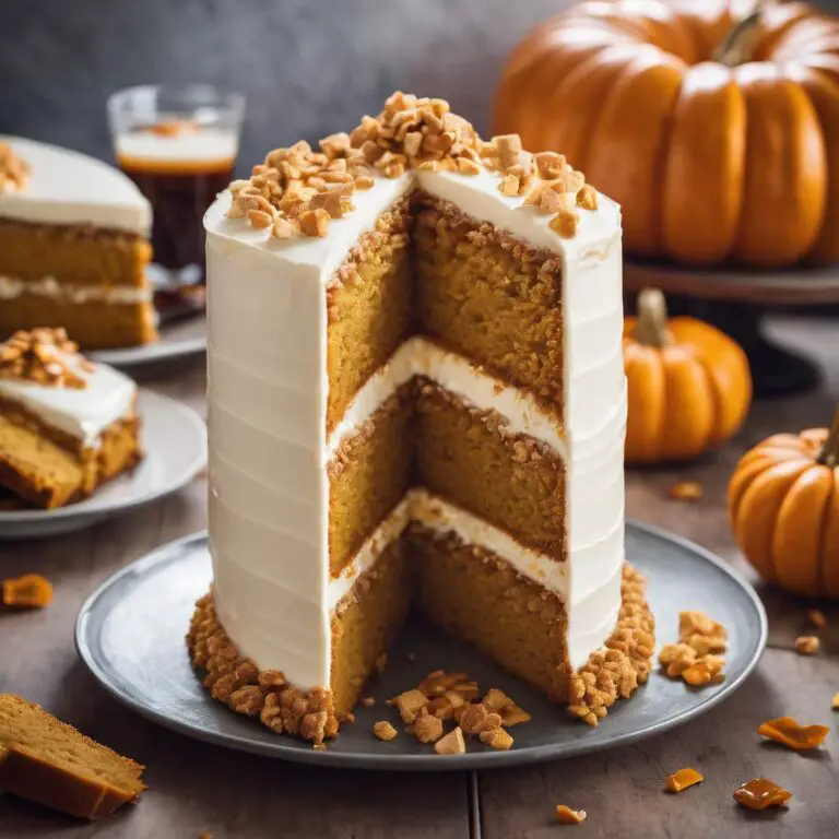 Irresistible Pumpkin Delight Cake