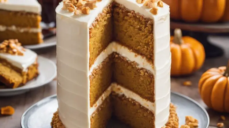 Irresistible Pumpkin Delight Cake