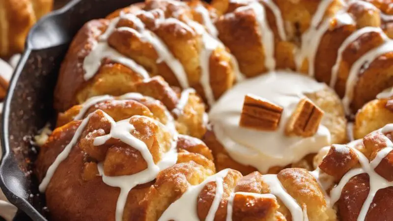 Delectable Cinnamon Sugar Brioche Rolls with Cream Cheese Icing