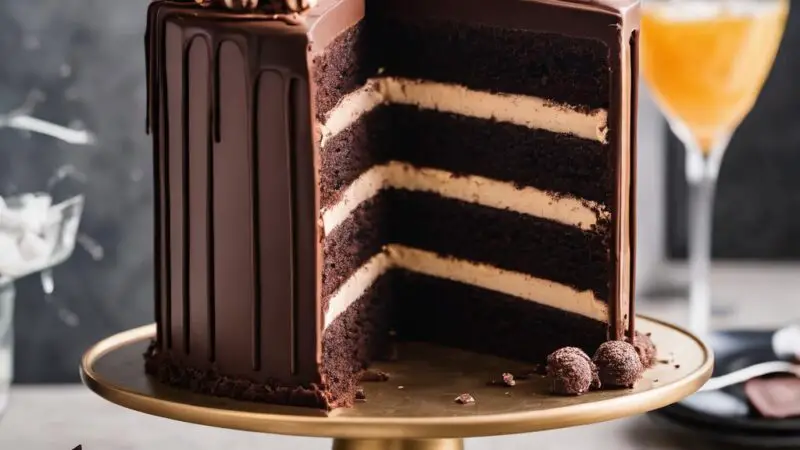 Decadent Triple Chocolate Bliss Cake