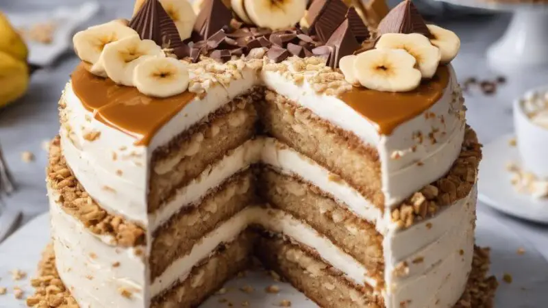 Caramel Bliss Banana Cake