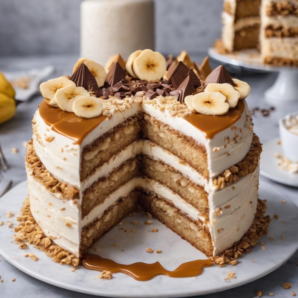 Caramel Bliss Banana Cake