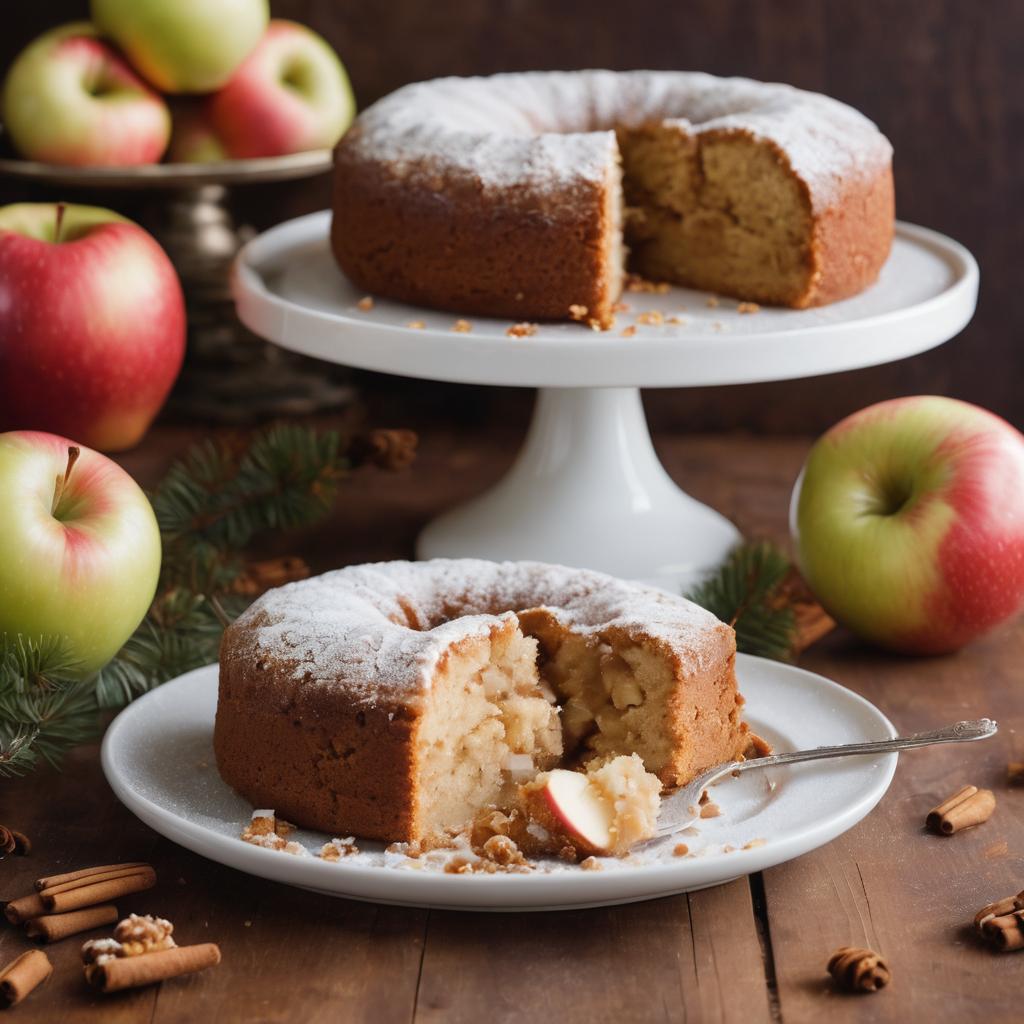 Golden Apple Harvest Cake