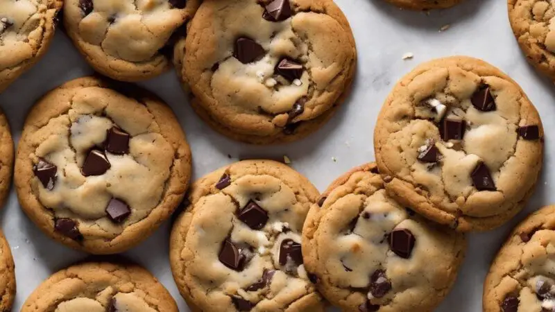 Browned Butter Chocolate Chunk Cookies with a Hint of Sea Salt