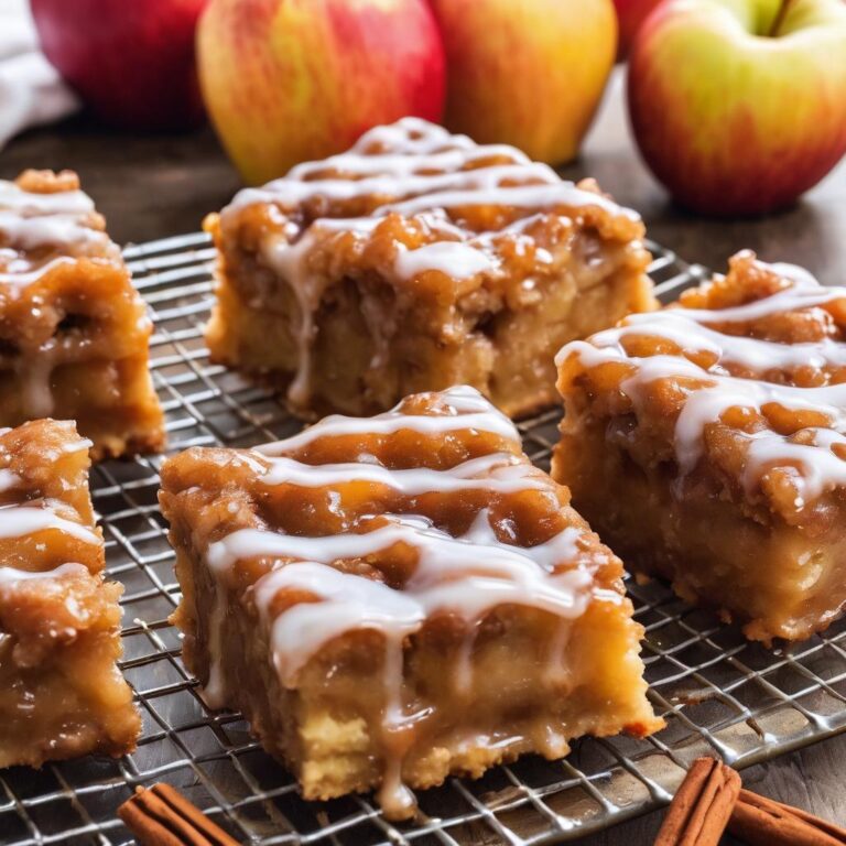 Apple Fritter Bars