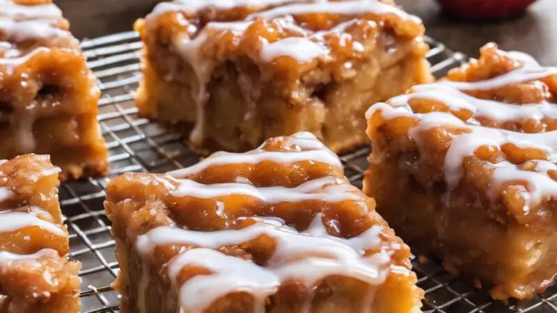 Apple Fritter Bars