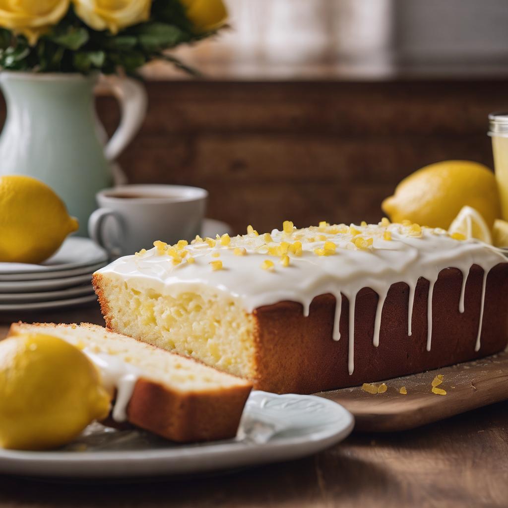 Zesty Lemon Loaf with Lemon Icing