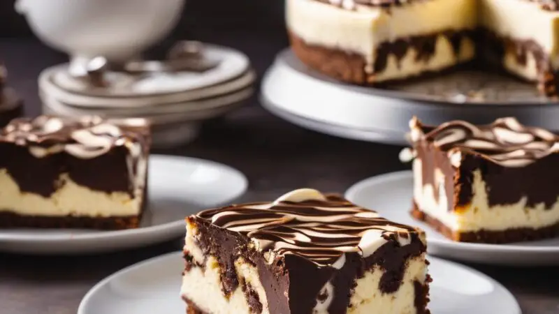 Marbled Cheesecake Brownies