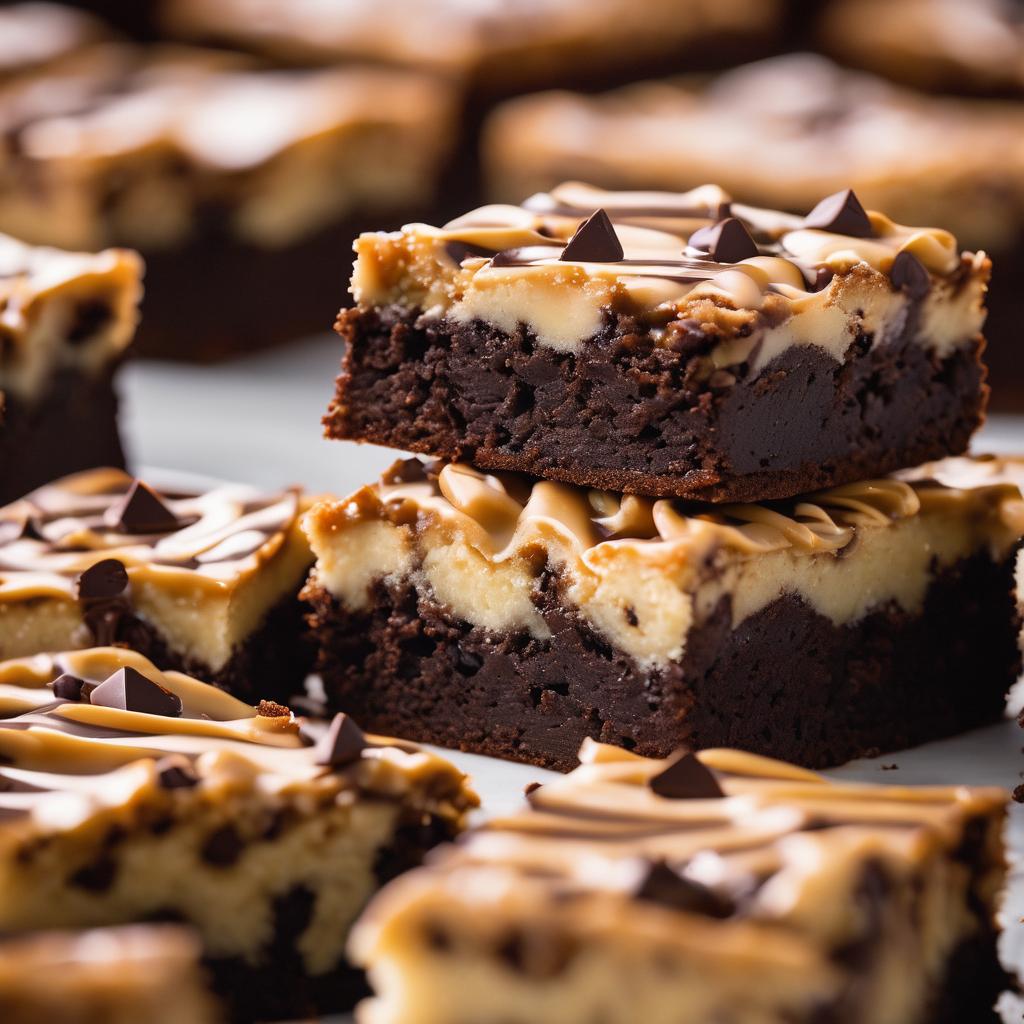 Marbled Chocolate Chip Blondies and Brownies