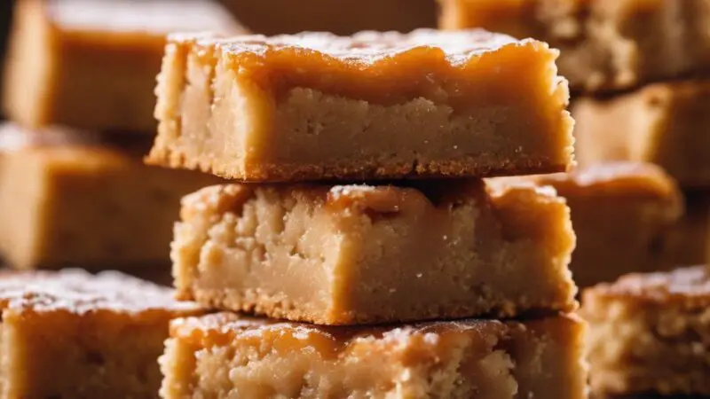 Maple Brown Sugar Blondies