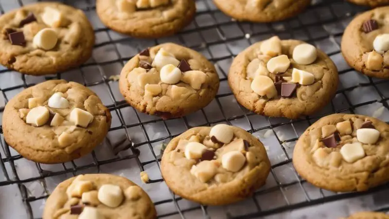 Kinder & White Chocolate Cookies