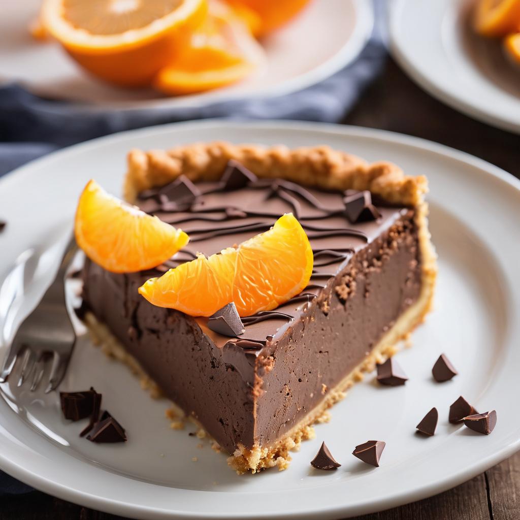 Vegan Chocolate Orange Cheesecake