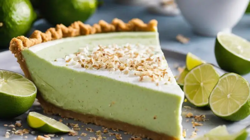 Vegan Key Lime Tart with Coconut Cream