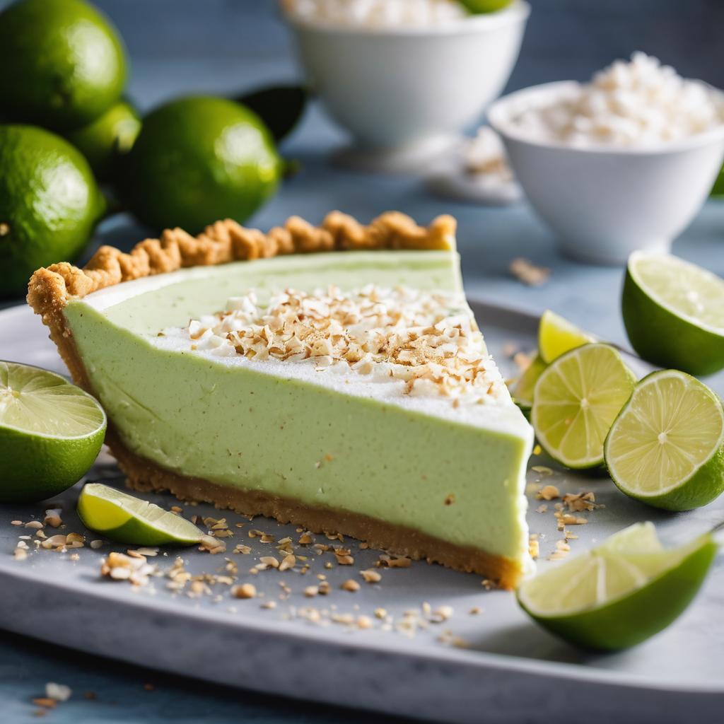 Vegan Key Lime Tart with Coconut Cream