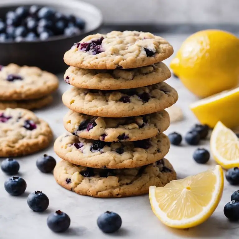 Vegan Lemon Blueberry Cookies – From 📌Pin To Plate🍰