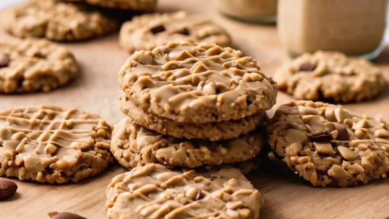 No-Bake Peanut Butter Oat Cookies