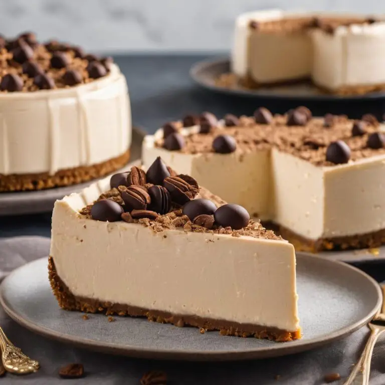 Luscious Vegan Irish Cream Cheesecake with an Espresso-Infused Cookie Base
