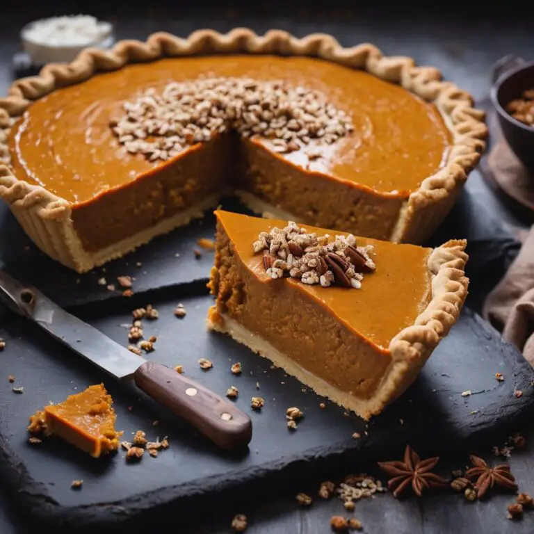 Velvety Vegan Sweet Potato Pie with Silken Tofu and a Whipped Meringue Crown