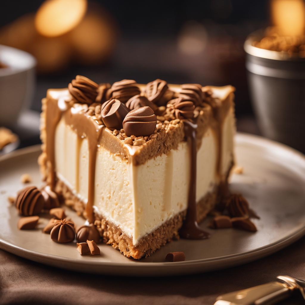 Creamy Biscoff Cheesecake with Cookie Butter Topping