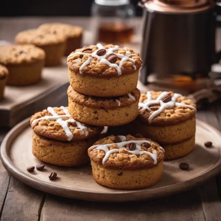 Cinnamon Crumb Cookies with Vanilla Icing
