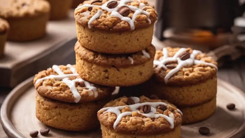 Cinnamon Crumb Cookies with Vanilla Icing