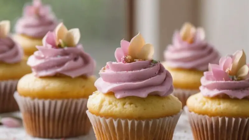 Vanilla Cupcakes with a Magnolia Bakery Twist (Vegan Option Included)