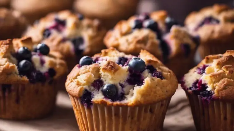 Blueberry Muffins with a Bakery Fresh Twist