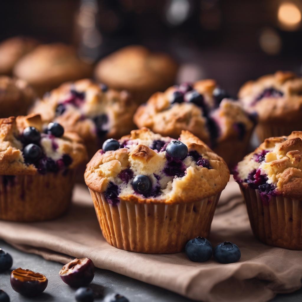 Blueberry Muffins with a Bakery Fresh Twist