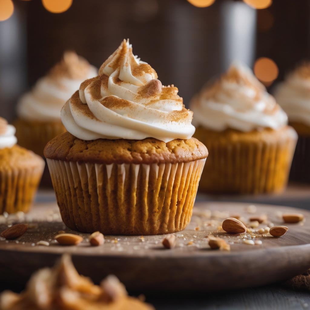 Silky-Smooth Vegan Pumpkin Cupcakes with Cream Cheese Frosting