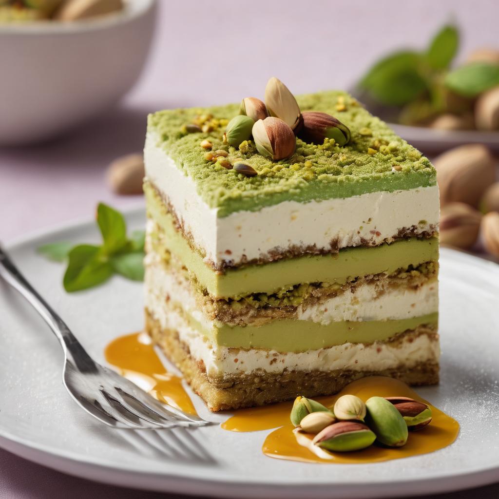 Exquisite Pistachio Tiramisu 🥰🔥