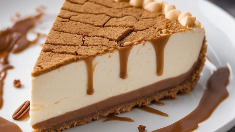 Biscoff Cookie Cheesecake with Creamy Filling