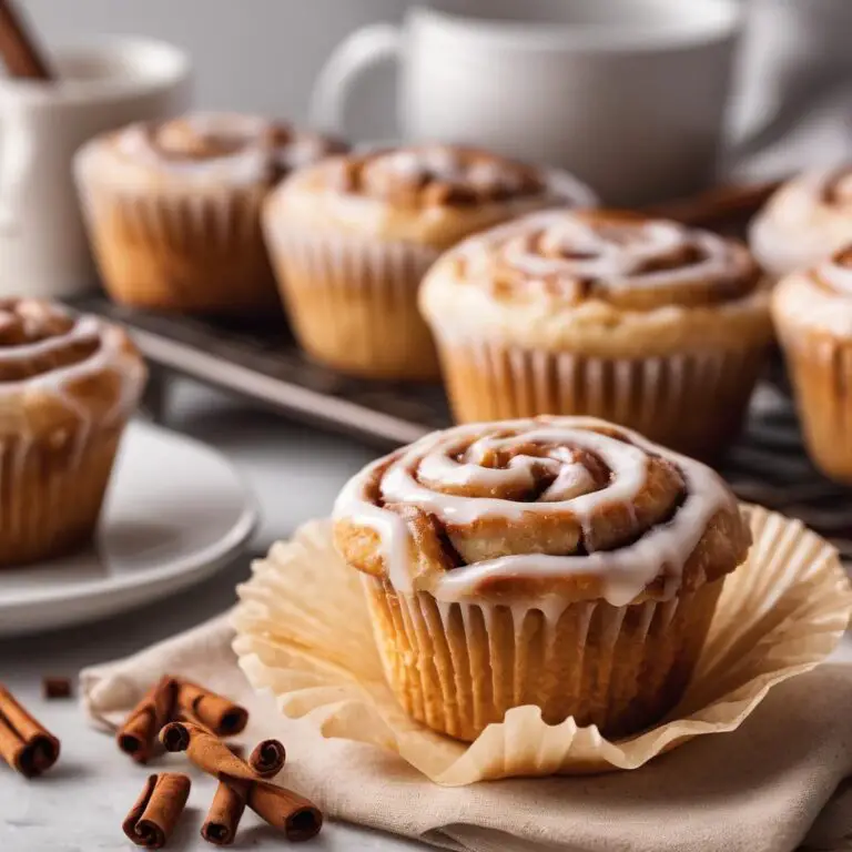Heavenly Buttermilk Muffins with a Cinnamon Swirl Twist