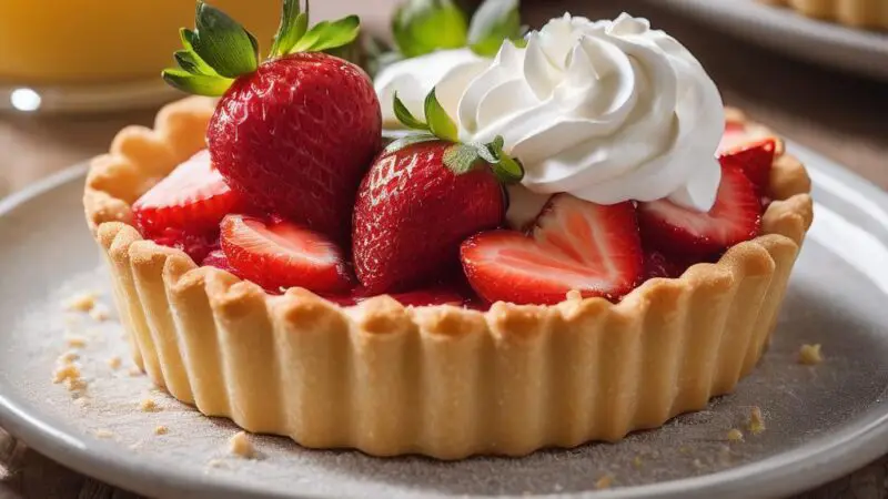 Elegant Strawberry Custard Tart: A Symphony of Flavors and Textures