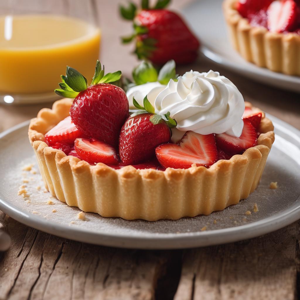 Elegant Strawberry Custard Tart: A Symphony of Flavors and Textures