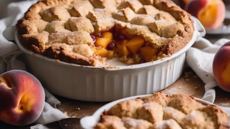 Homestyle Peach Cobbler: A Classic Southern Comfort Dessert”