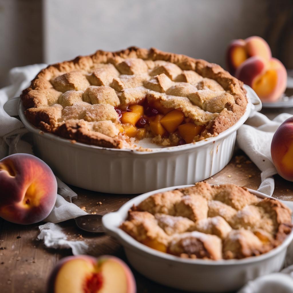 Homestyle Peach Cobbler: A Classic Southern Comfort Dessert”