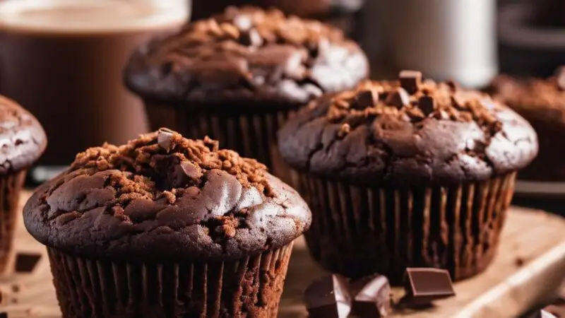 Rich and Moist Chocolate Muffins: A Chocoholic’s Breakfast Delight