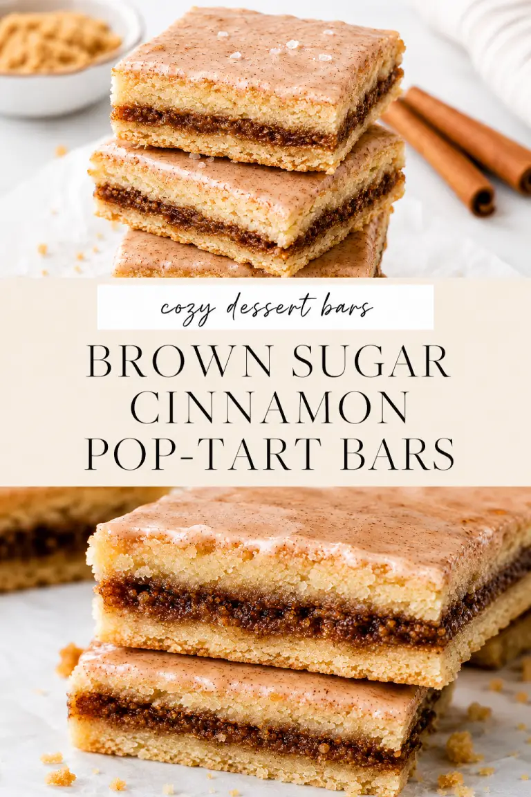 Brown Sugar Cinnamon Pop-Tart Bars: A Nostalgic and Delicious Treat