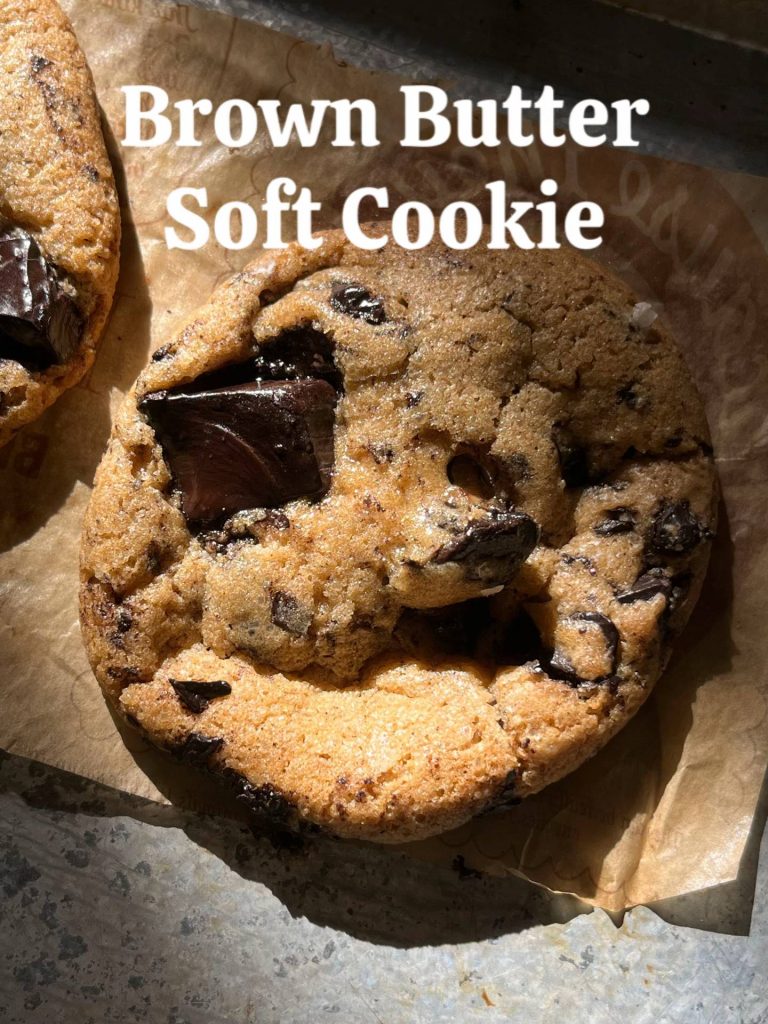 Soft Brown Butter Cookies with Chocolate Chunks