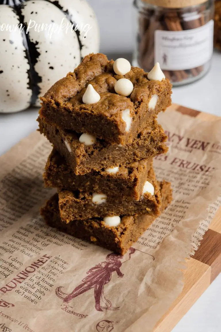 Brown Butter Pumpkin Blondies: The Cozy Fall Dessert You’ll Crave All Year