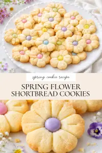 Spring Flower Shortbread Cookies — Buttery, Delicate, and Perfect for the Season