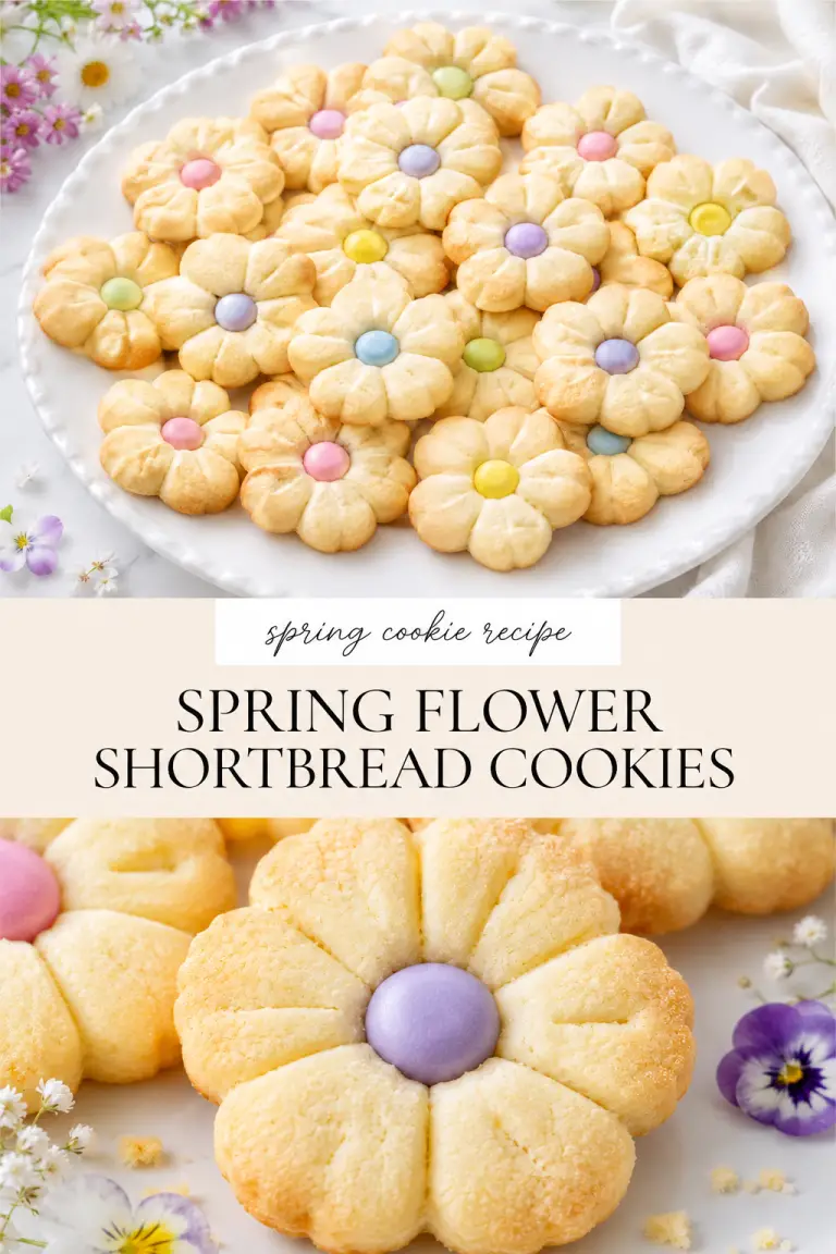 Spring Flower Shortbread Cookies — Buttery, Delicate, and Perfect for the Season
