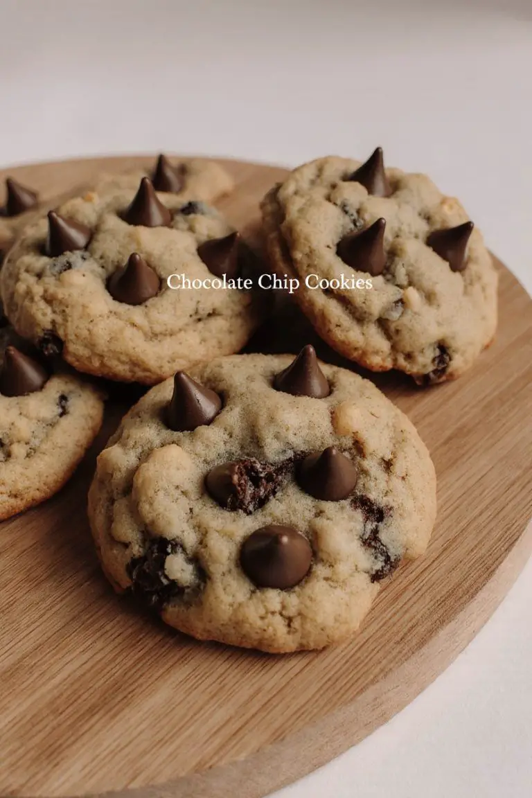 The Ultimate Thick Chocolate Chip Cookies: Soft, Chunky, and Unbelievably Delicious