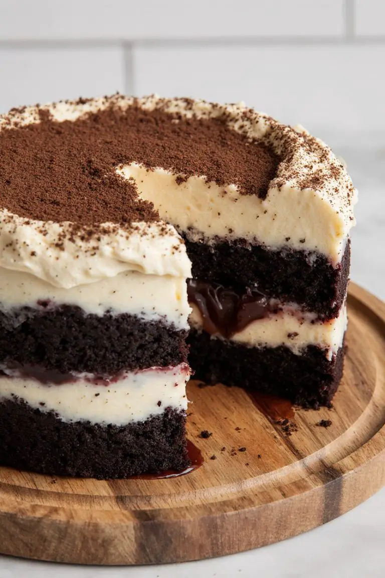 Tiramisu Chocolate Layer Cake